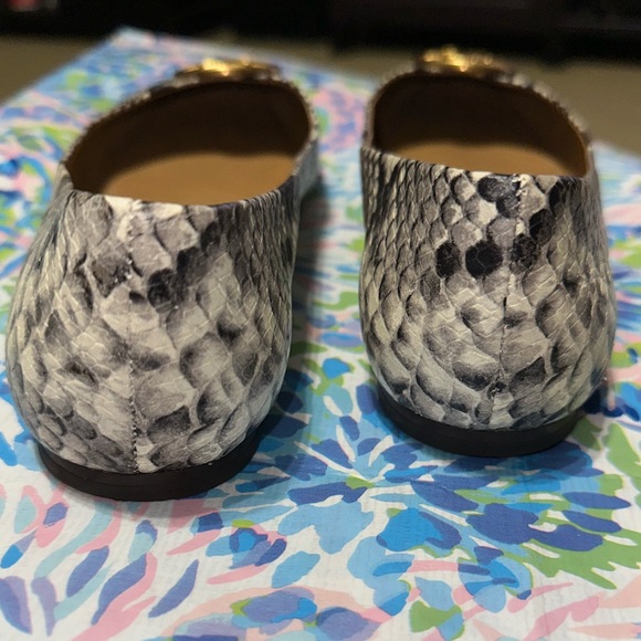 Tory Burch Chelsea Python Flats - Picture 4 of 10
